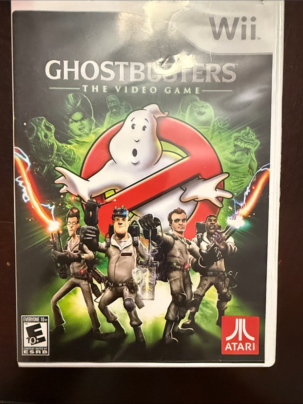 Ghostbusters: The Video Game for Wii - Black/Green Cover